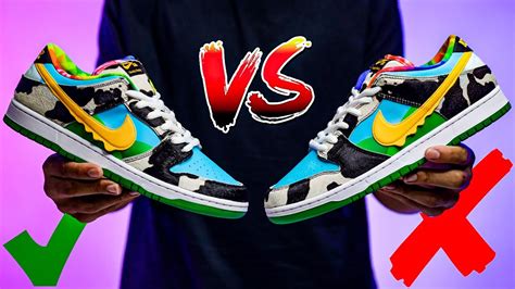 ben and jerry dunks real vs fake|ben and jerry's nike sb dunks.